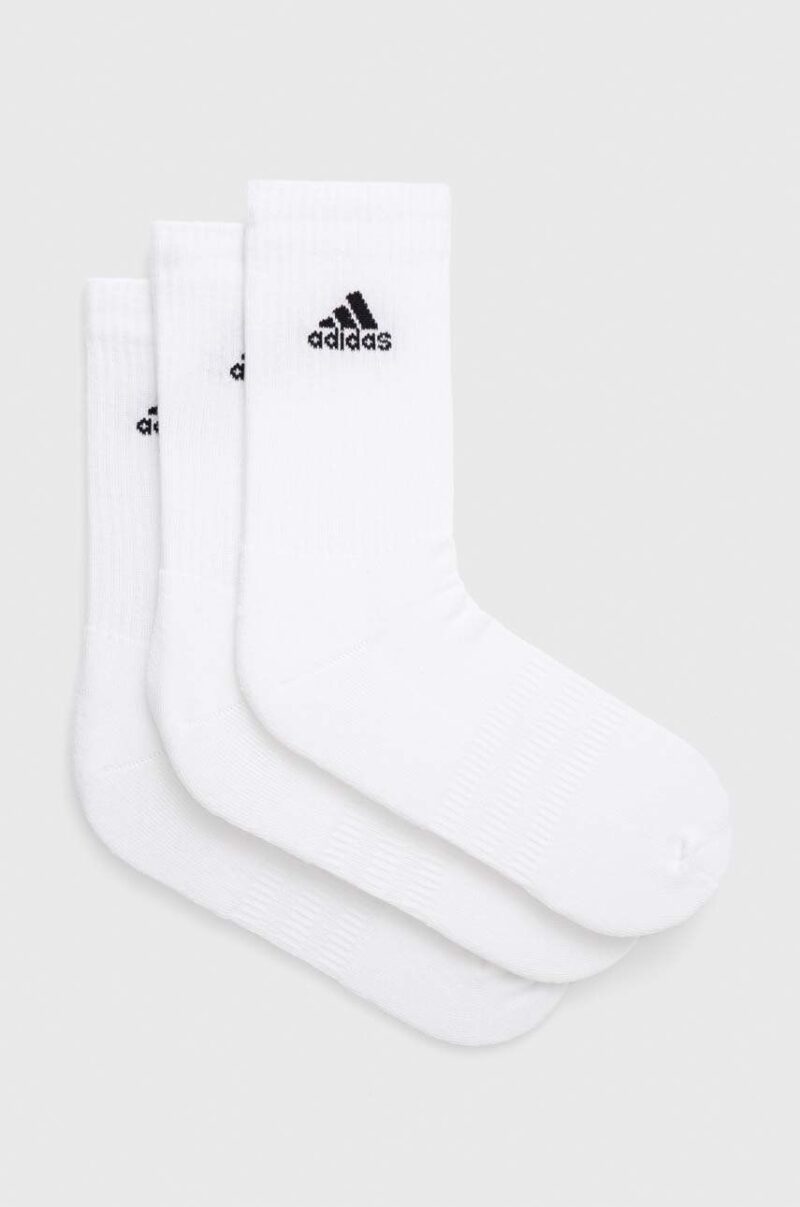 adidas Performance șosete 3-pack culoarea alb HT3446