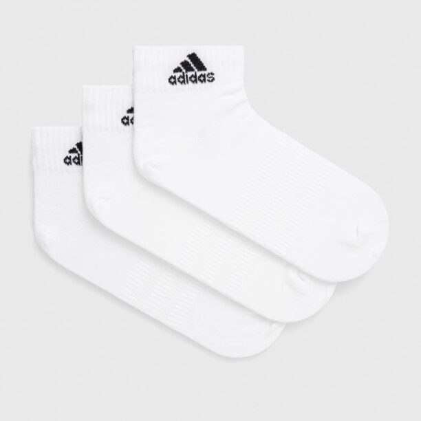 adidas Performance șosete 3-pack culoarea alb HT3468