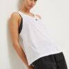 adidas Performance top de antrenament TR-ES culoarea alb IS4034