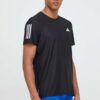 adidas Performance tricou de alergare Own the Run culoarea negru