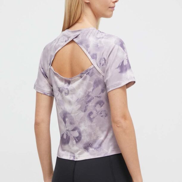 adidas Performance tricou de antrenament Flower culoarea violet IN6765 preţ