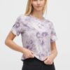 adidas Performance tricou de antrenament Flower culoarea violet IN6765