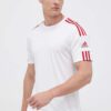 adidas Performance tricou de antrenament Squadra 21 culoarea alb