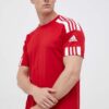 adidas Performance tricou de antrenament Squadra 21 culoarea rosu