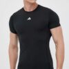 adidas Performance tricou de antrenament Techfit culoarea negru