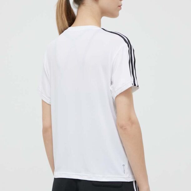 adidas Performance tricou de antrenament Train Essentials culoarea alb preţ