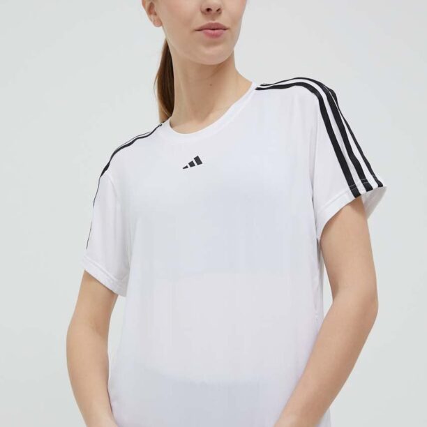 adidas Performance tricou de antrenament Train Essentials culoarea alb