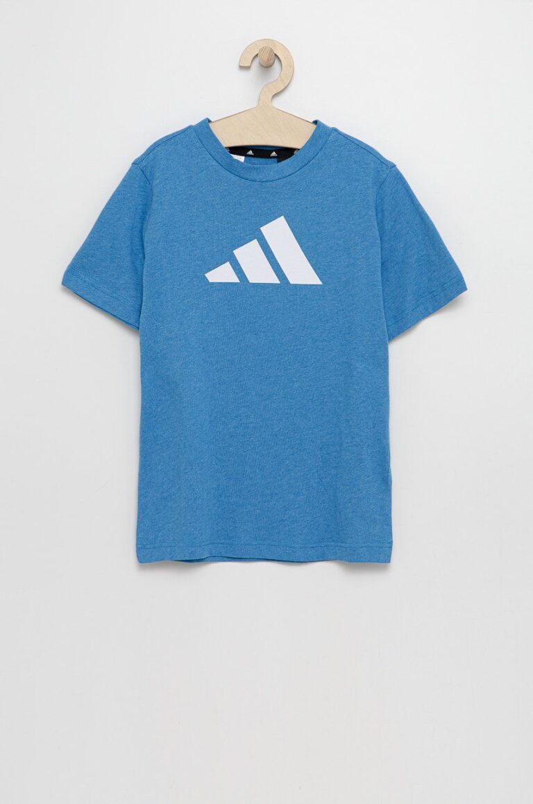 adidas Performance tricou de bumbac pentru copii HG8861 cu imprimeu