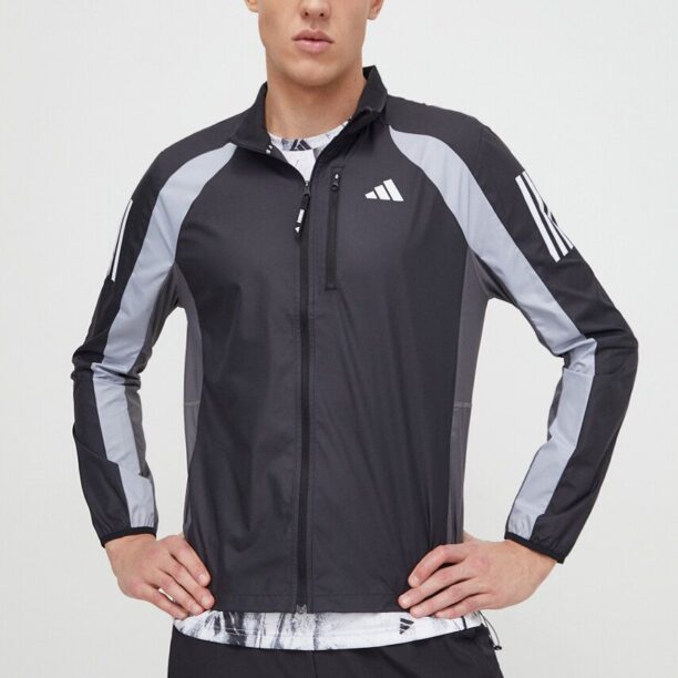 adidas Performance windbreaker Own the Run culoarea negru