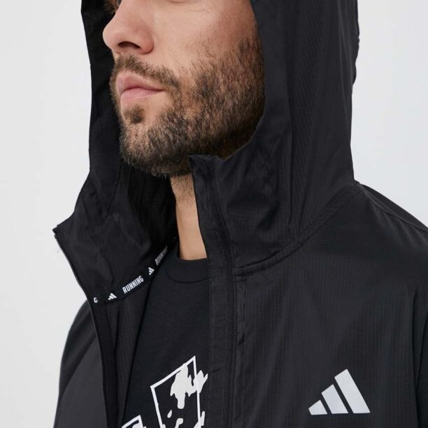 adidas Performance windbreaker Ultimate culoarea negru