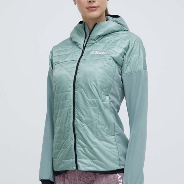 adidas TERREX geaca sport Xperior Varilite Hybrid PrimaLoft culoarea verde