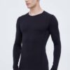 adidas TERREX longsleeve funcțional Xperior Merino 200 culoarea negru