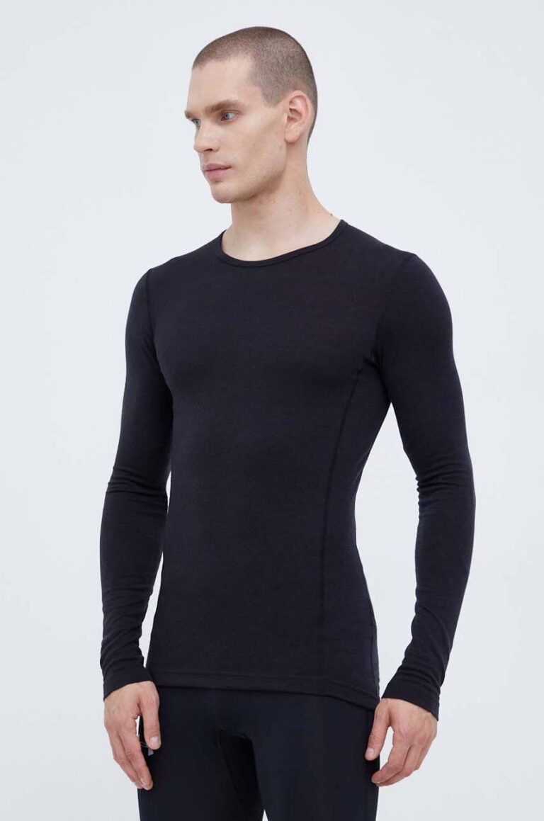 adidas TERREX longsleeve funcțional Xperior Merino 200 culoarea negru