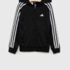 adidas bluza copii U TR-ES 3S culoarea negru