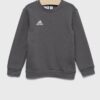 adidas bluza copii culoarea gri