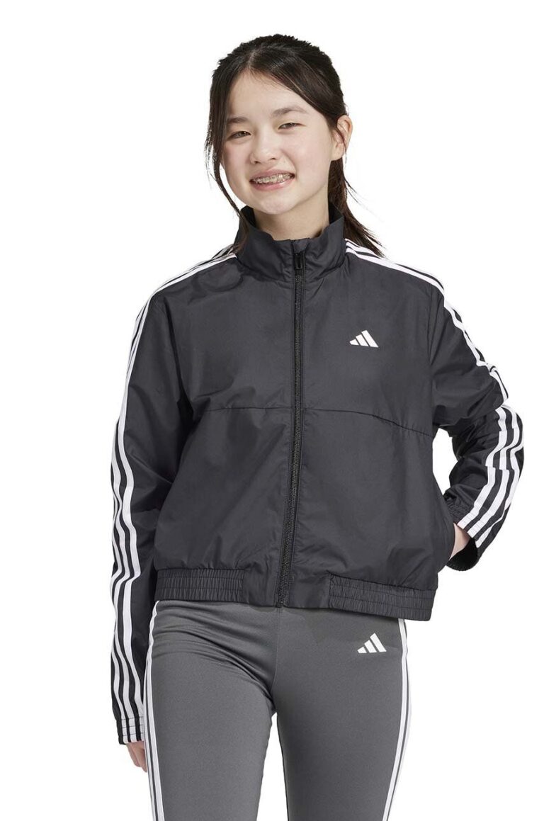 adidas bluza copii culoarea negru