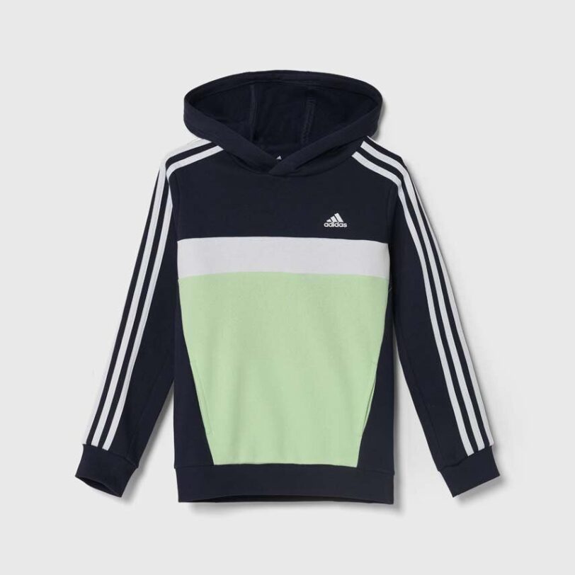 adidas bluza copii culoarea verde