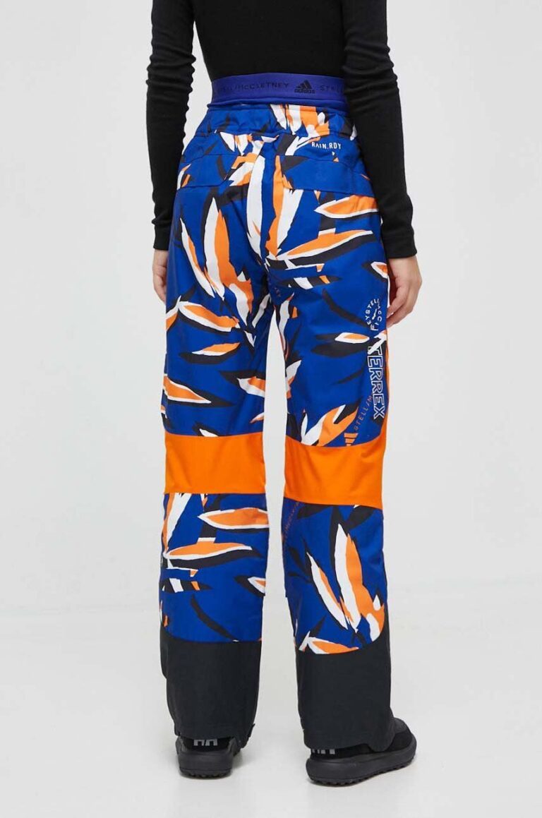 adidas by Stella McCartney pantaloni de exterior x TERREX True Nature culoarea albastru marin preţ