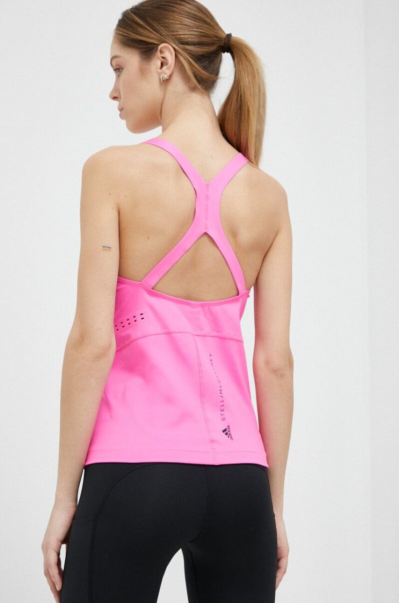 adidas by Stella McCartney top de antrenament TruePurpose culoarea roz preţ