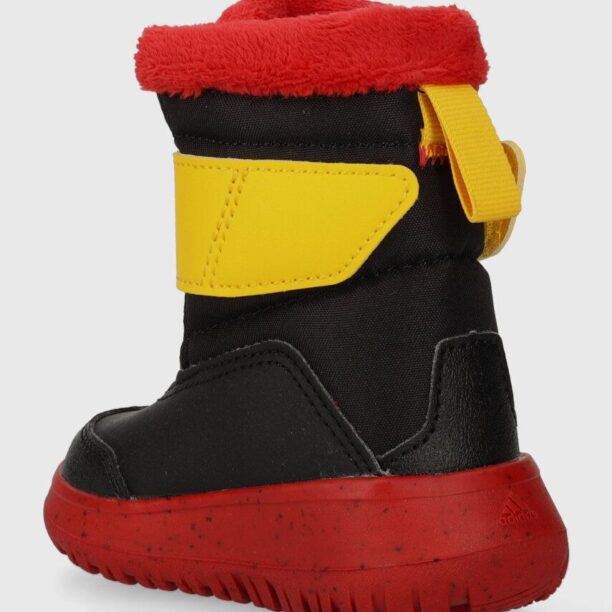 adidas cizme de iarna copii Winterplay Mickey I culoarea negru preţ