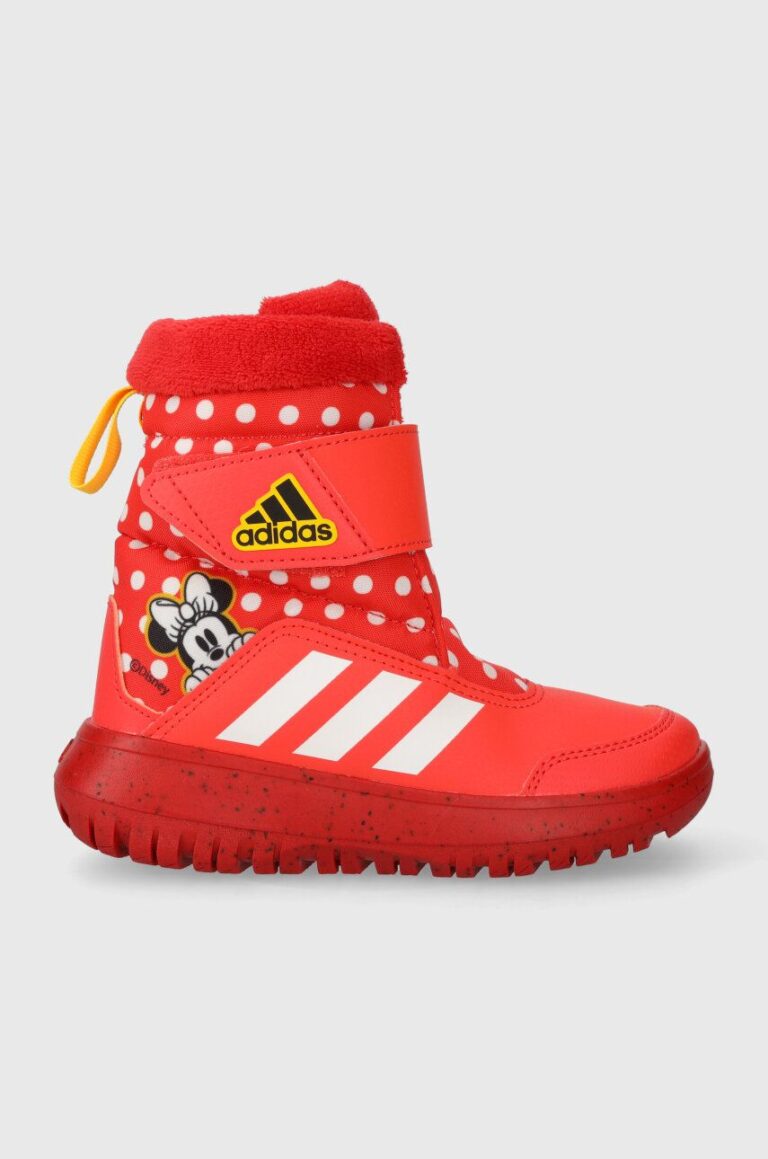 adidas cizme de iarna copii Winterplay Minnie C culoarea rosu