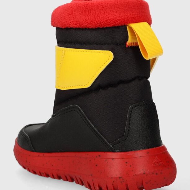 adidas cizme de iarna pentru copii IG7189 Winterplay Mickey C CBLACK/FTWWHT culoarea negru preţ