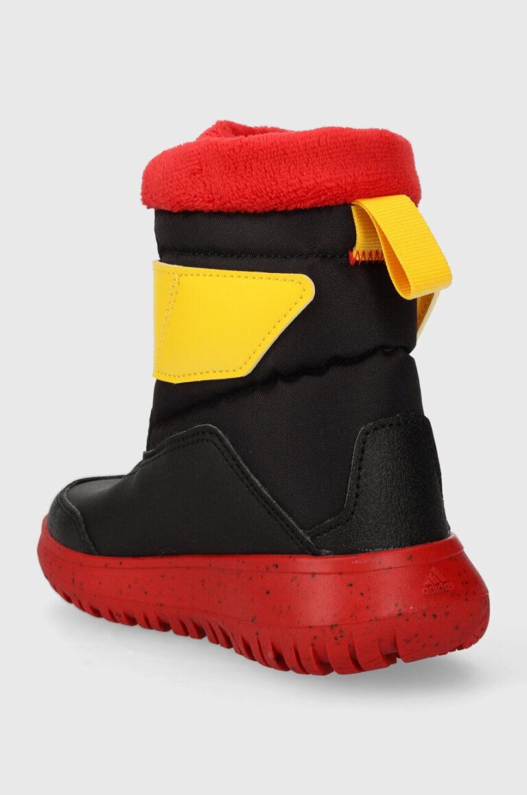 adidas cizme de iarna pentru copii IG7189 Winterplay Mickey C CBLACK/FTWWHT culoarea negru preţ