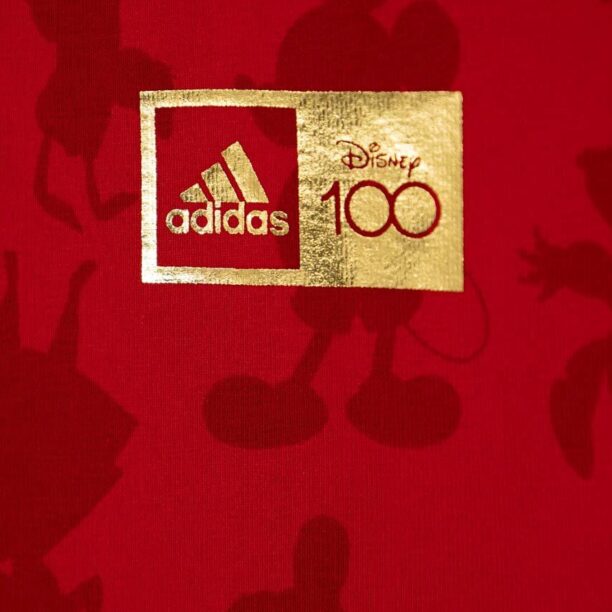 adidas compleu copii x Disney culoarea bordo preţ