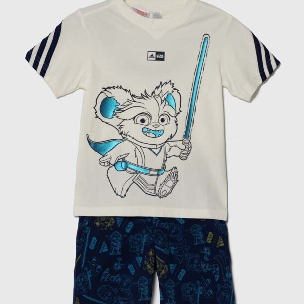 adidas compleu copii x Star Wars culoarea albastru marin