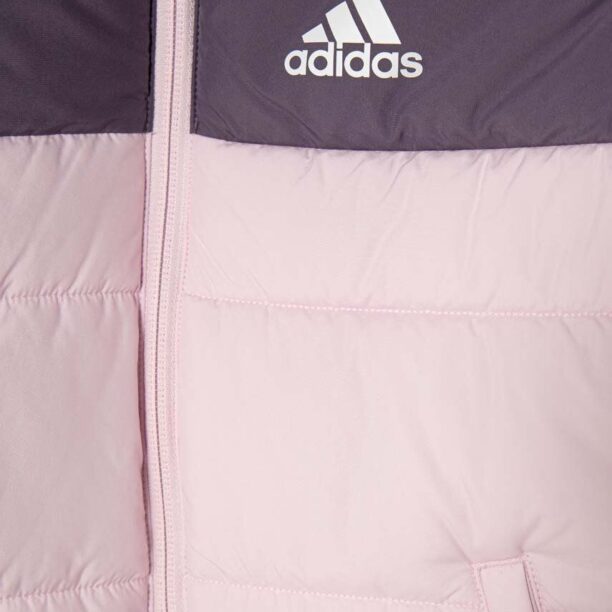 adidas geaca copii culoarea roz preţ