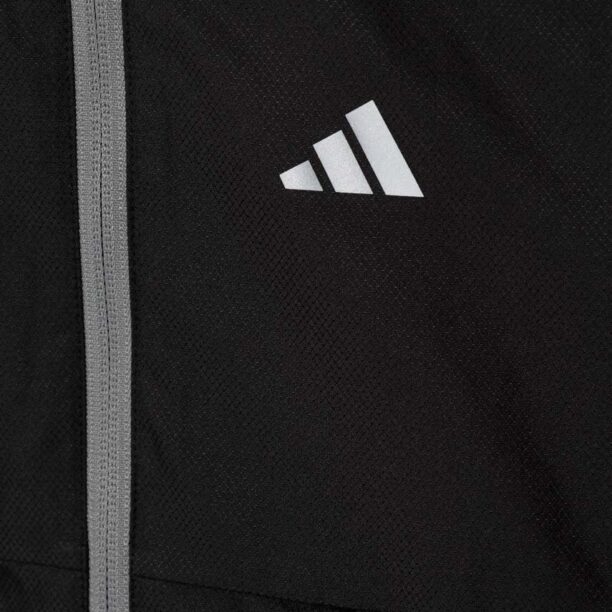 adidas geaca culoarea negru preţ