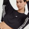 adidas mânecă lungă de antrenament Hyperglam culoarea negru