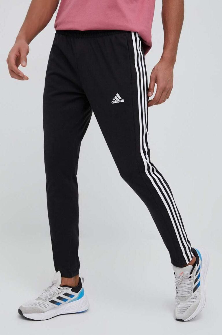 adidas pantaloni de antrenament Essentials culoarea negru