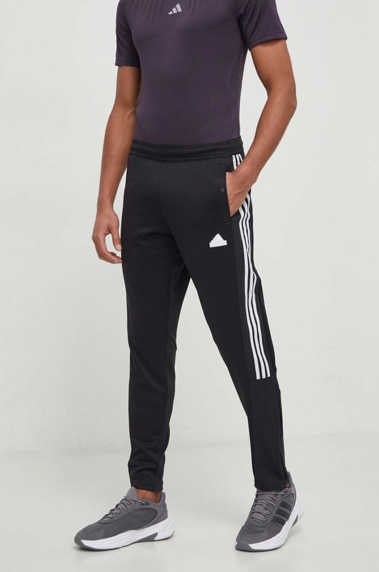 adidas pantaloni de trening TIRO culoarea negru