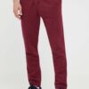 adidas pantaloni de trening culoarea bordo