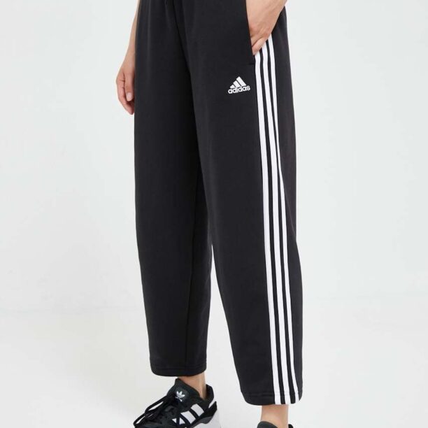 adidas pantaloni de trening culoarea negru