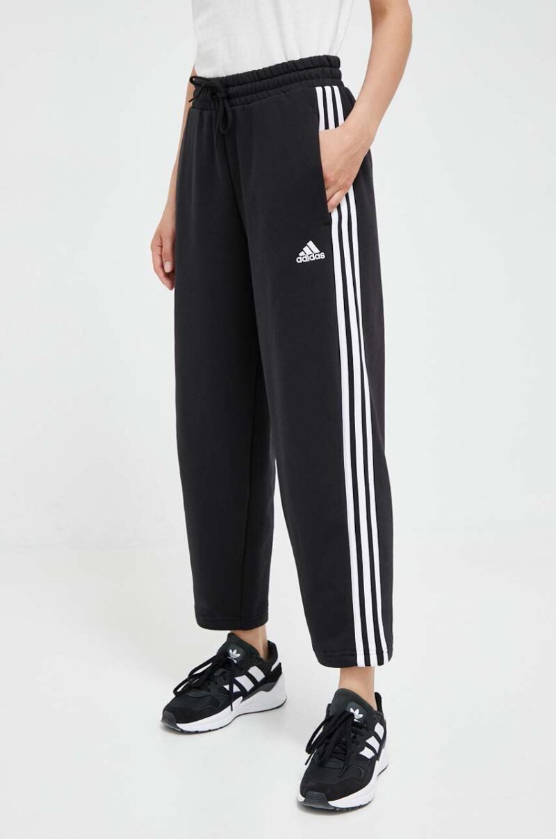 adidas pantaloni de trening culoarea negru