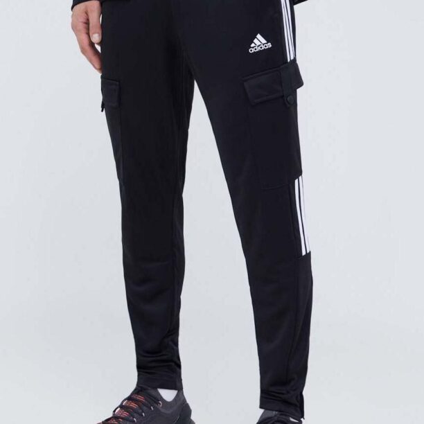 adidas pantaloni de trening culoarea negru