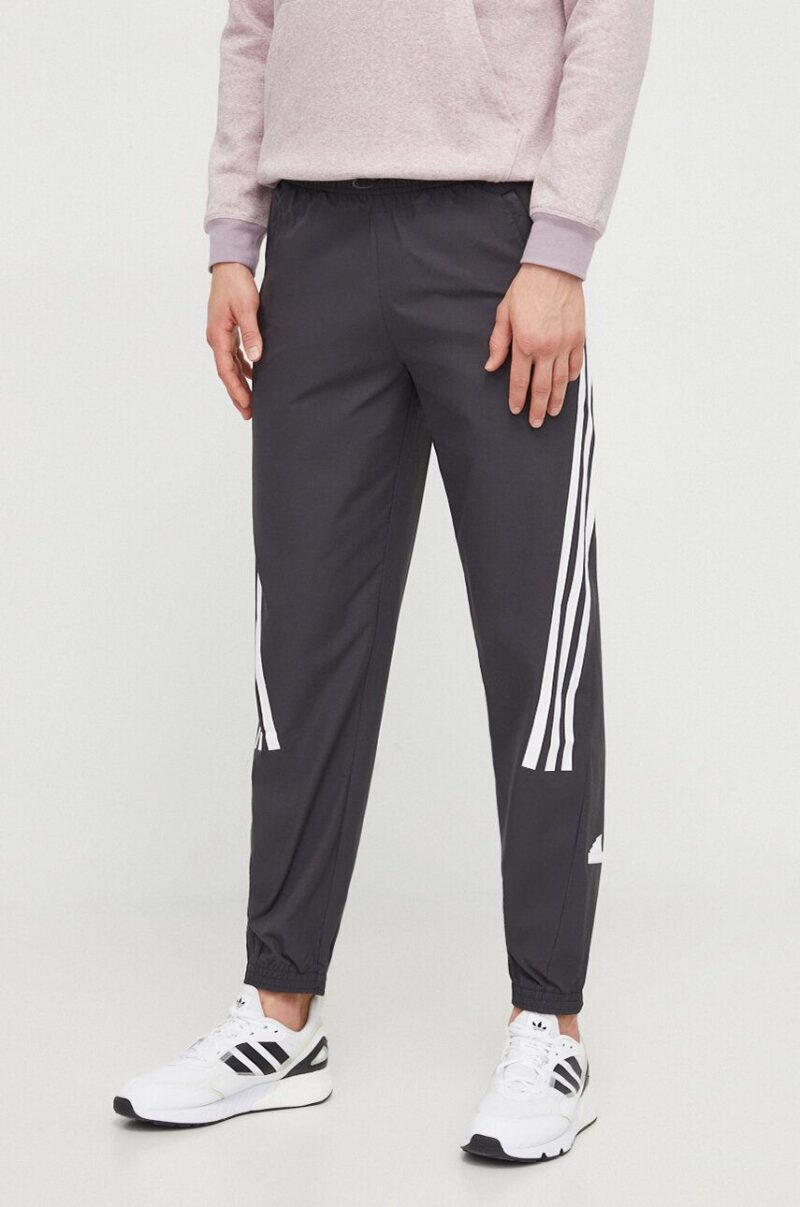 adidas pantaloni de trening culoarea negru