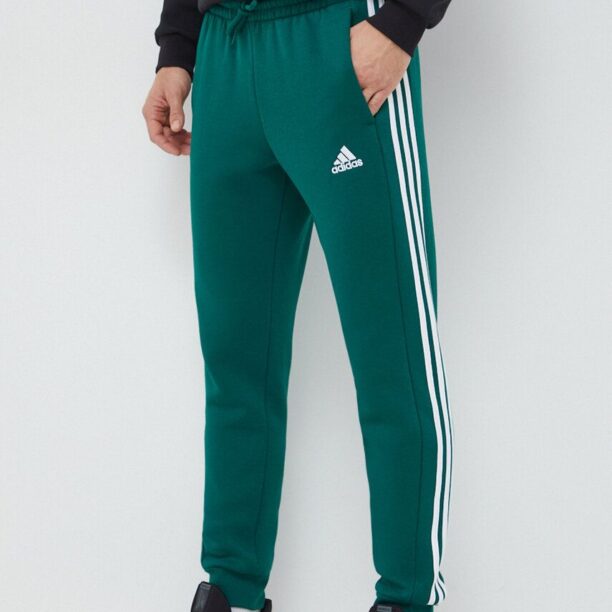 adidas pantaloni de trening culoarea verde