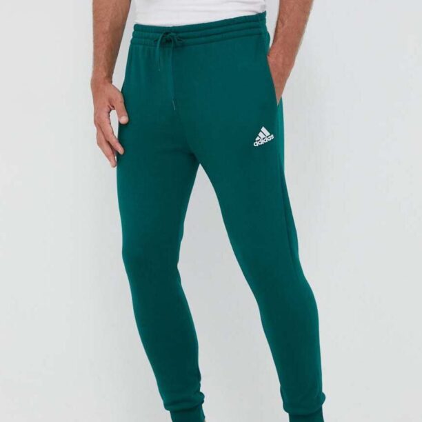 adidas pantaloni de trening culoarea verde