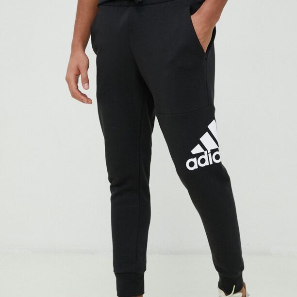 adidas pantaloni de trening din bumbac bărbați