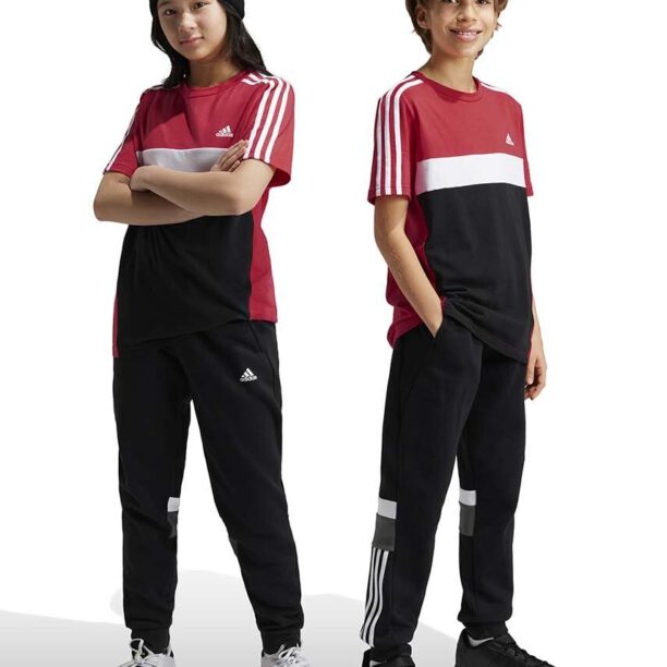 adidas pantaloni de trening pentru copii culoarea negru