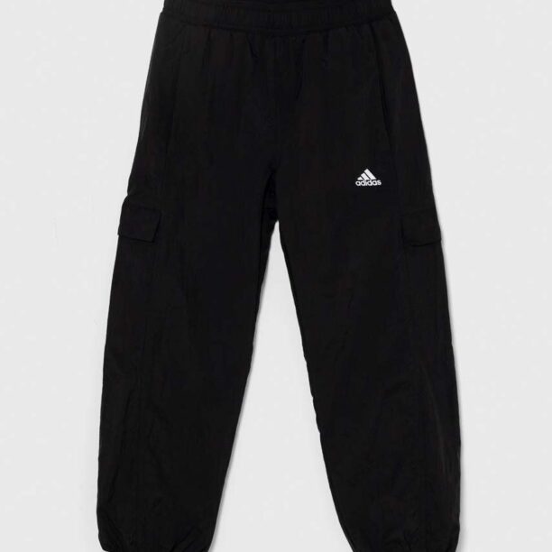 adidas pantaloni de trening pentru copii culoarea negru