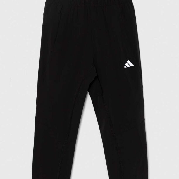 adidas pantaloni de trening pentru copii culoarea negru