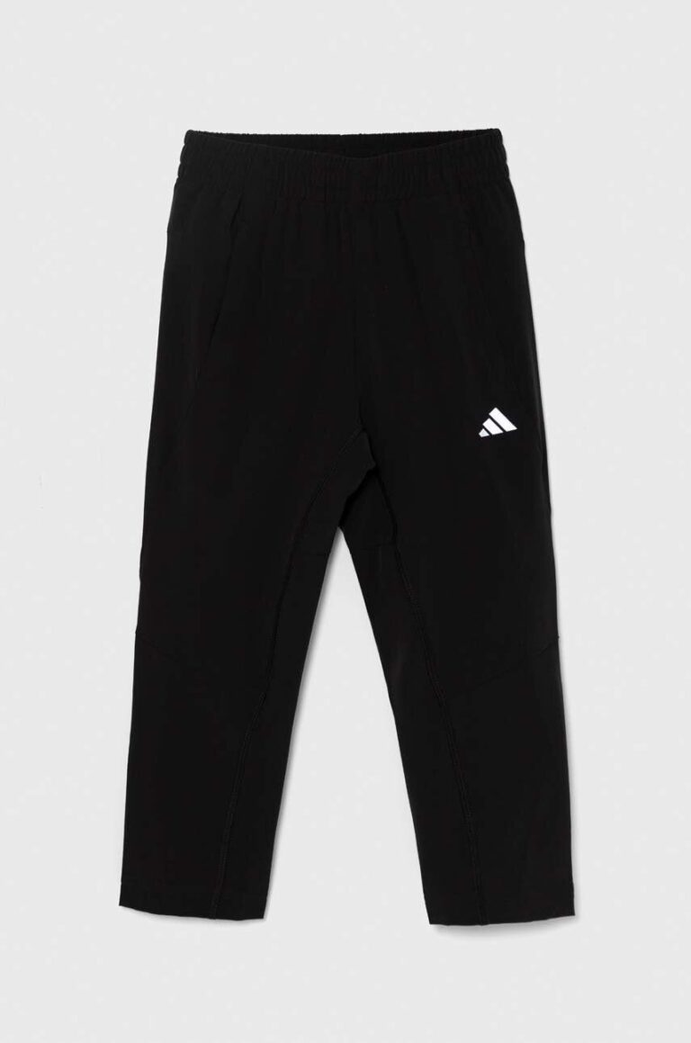 adidas pantaloni de trening pentru copii culoarea negru