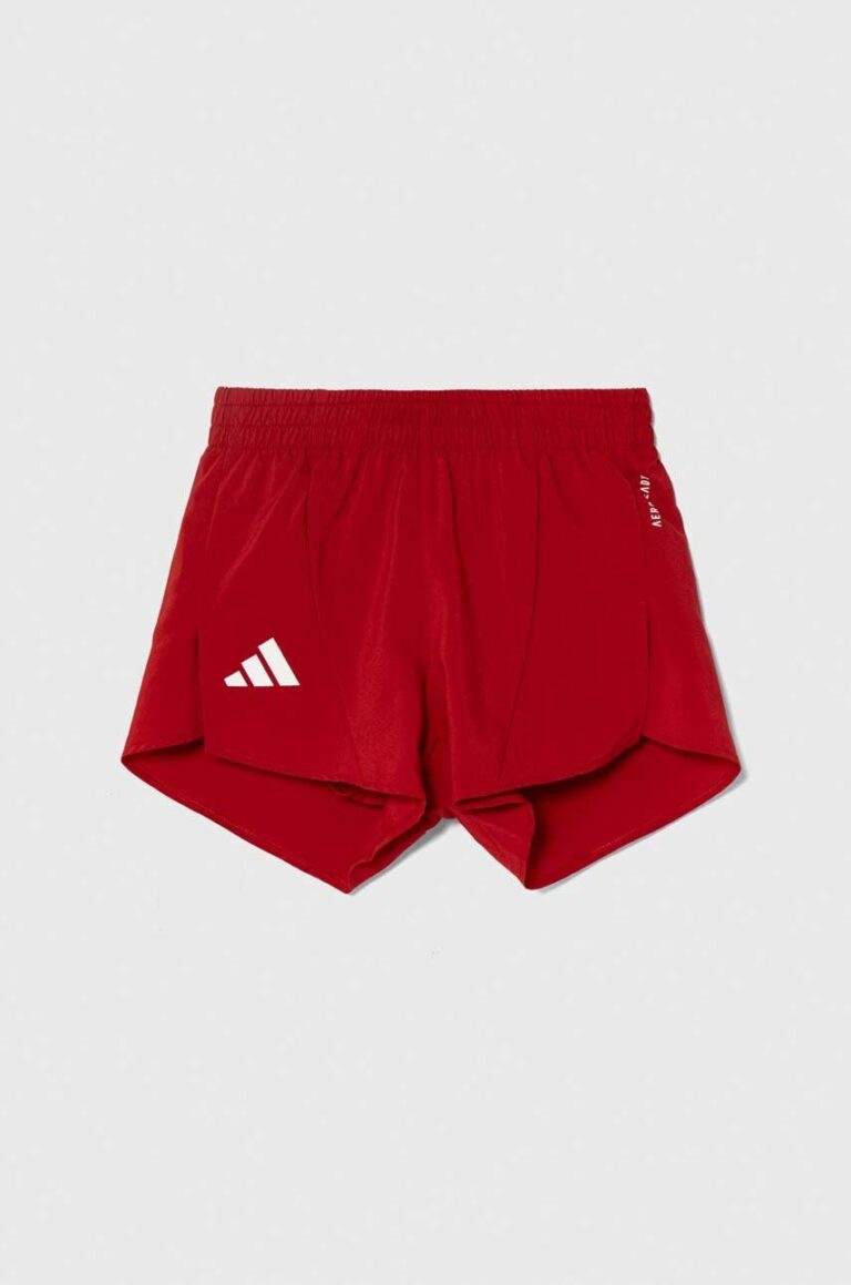 adidas pantaloni scurti copii culoarea rosu