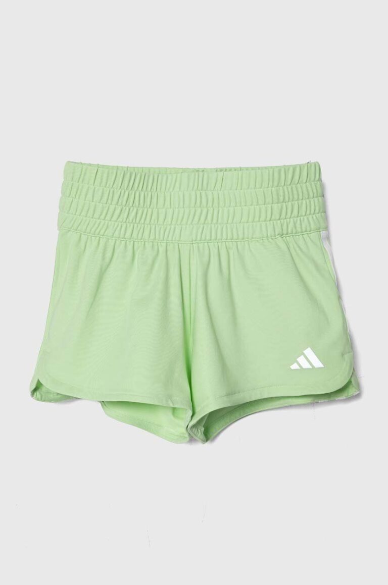 adidas pantaloni scurti copii culoarea verde