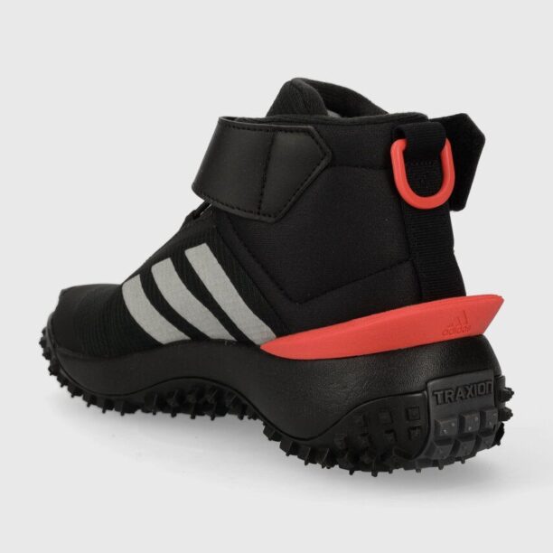 adidas pantofi copii FORTATRAIL EL K culoarea negru preţ