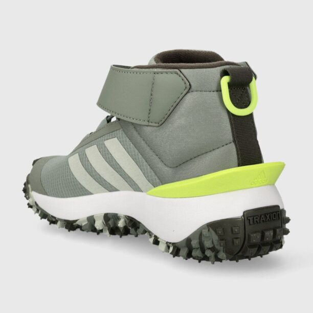 adidas pantofi copii FORTATRAIL EL K culoarea verde preţ